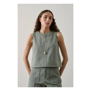 Soeur - Pampas Cotton Top | Green water