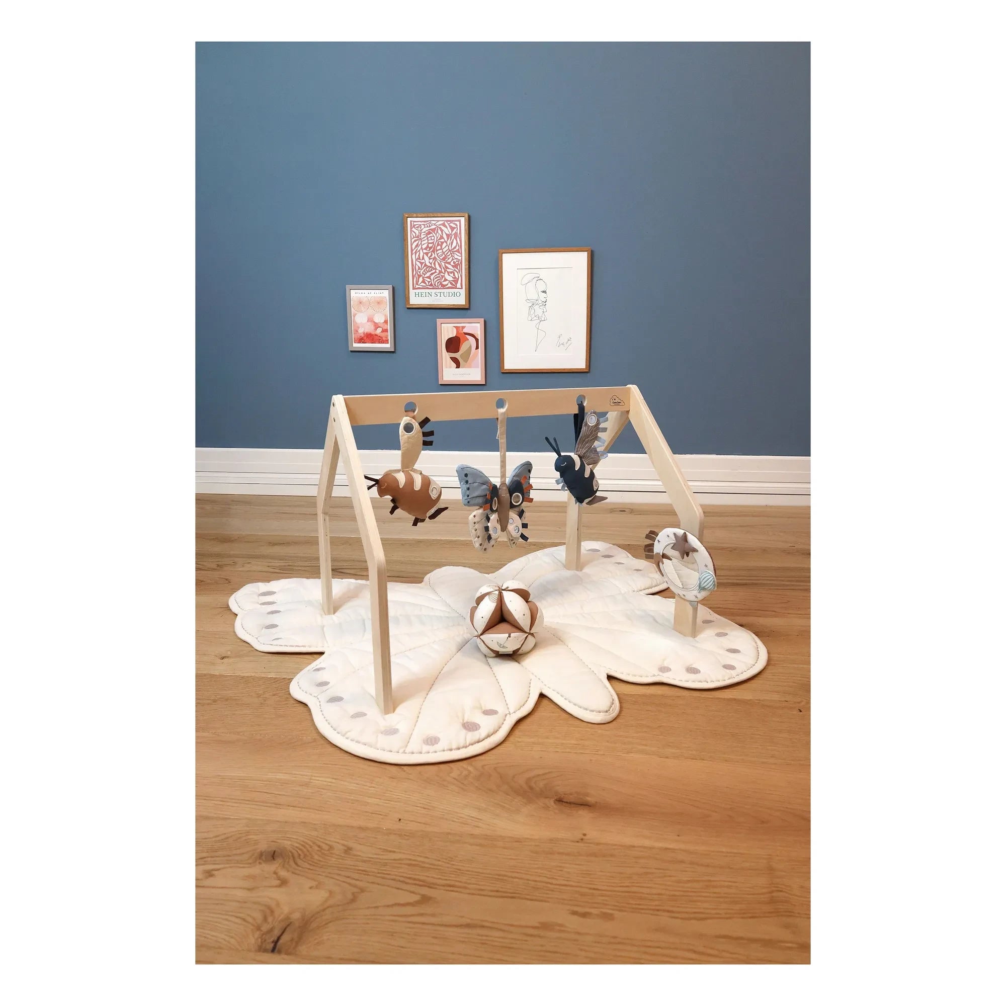 Cam Cam - Papillon Play Mat | Ecru