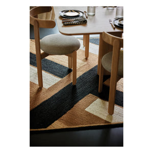 Gabrielle Paris - Lilac Wooden Chair, Linen Stool | Cream