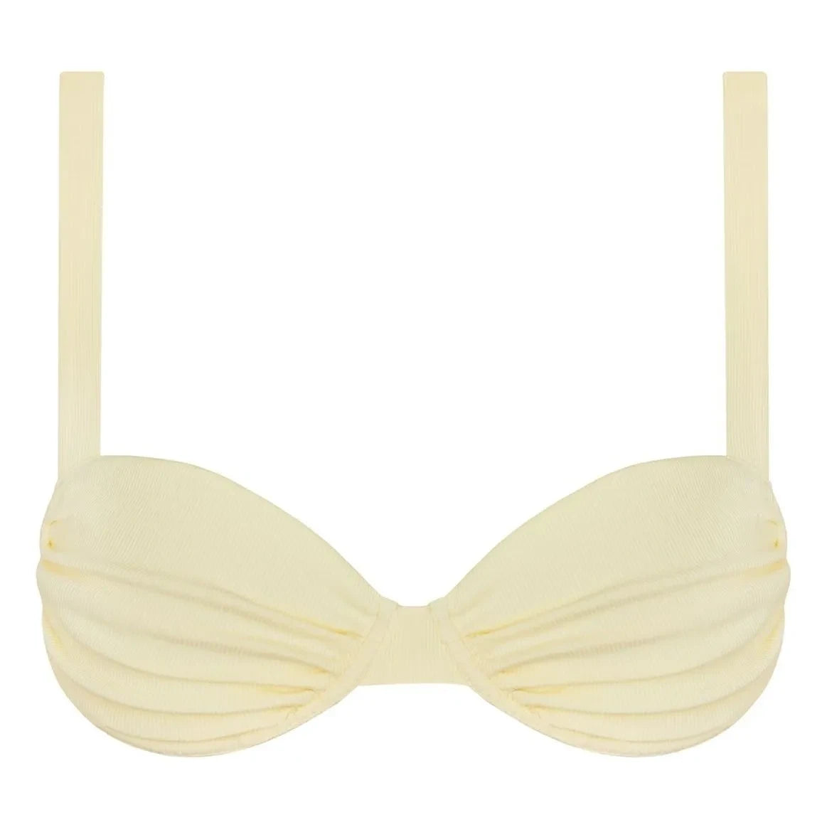 Belamer - Aless Mayo Bikini Top | Pale Yellow