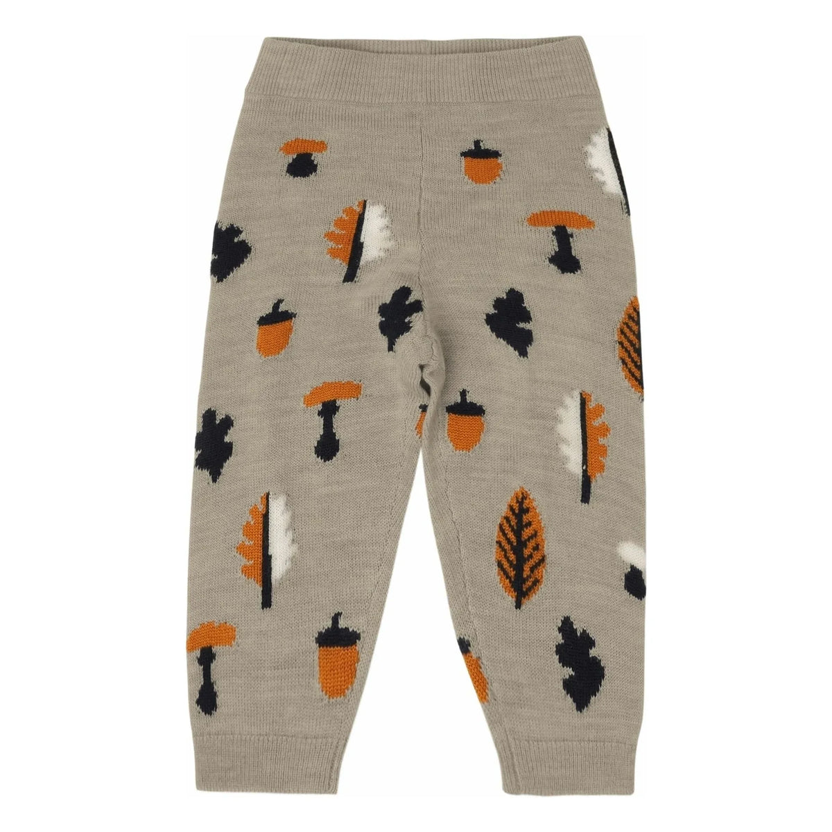 FUB - Jacquard Merino Wool Pants | Heather beige