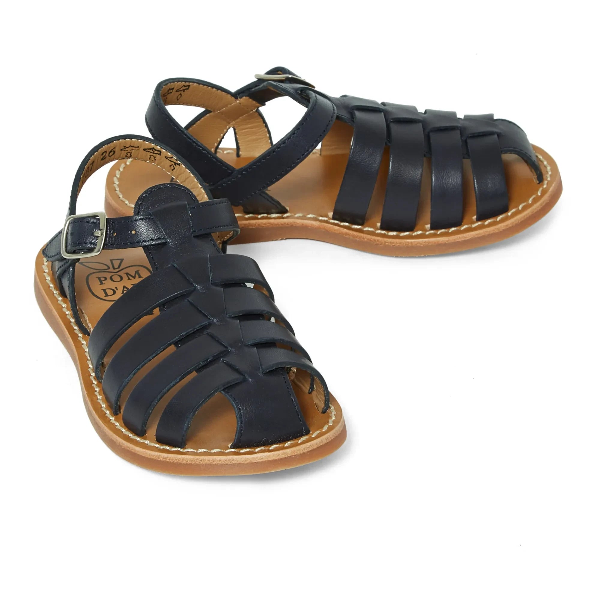 Pom d'Api - Dad Stitch Plaj Sandaletleri | Lacivert