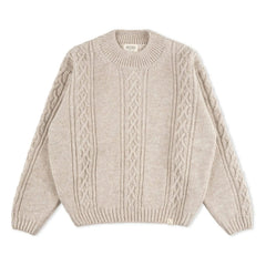 Matona - Yün Kablo Kazak | Oatmeal