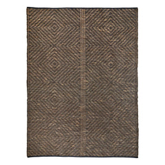 Madam Stoltz - Sea Grass Rug | Carbon