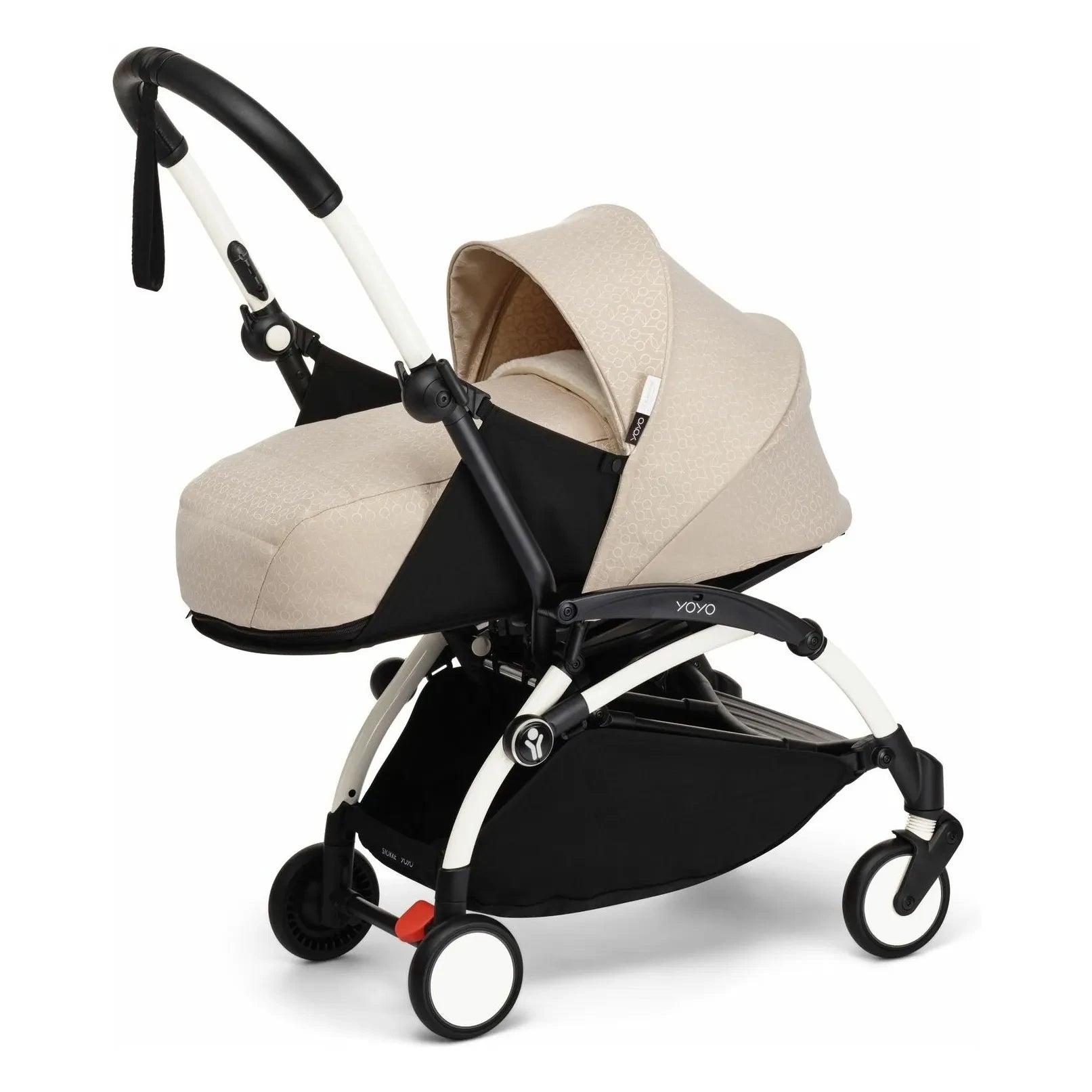 Stokke® - YOYO³ Bonpoint 0+ Newborn Stroller White Frame | Beige