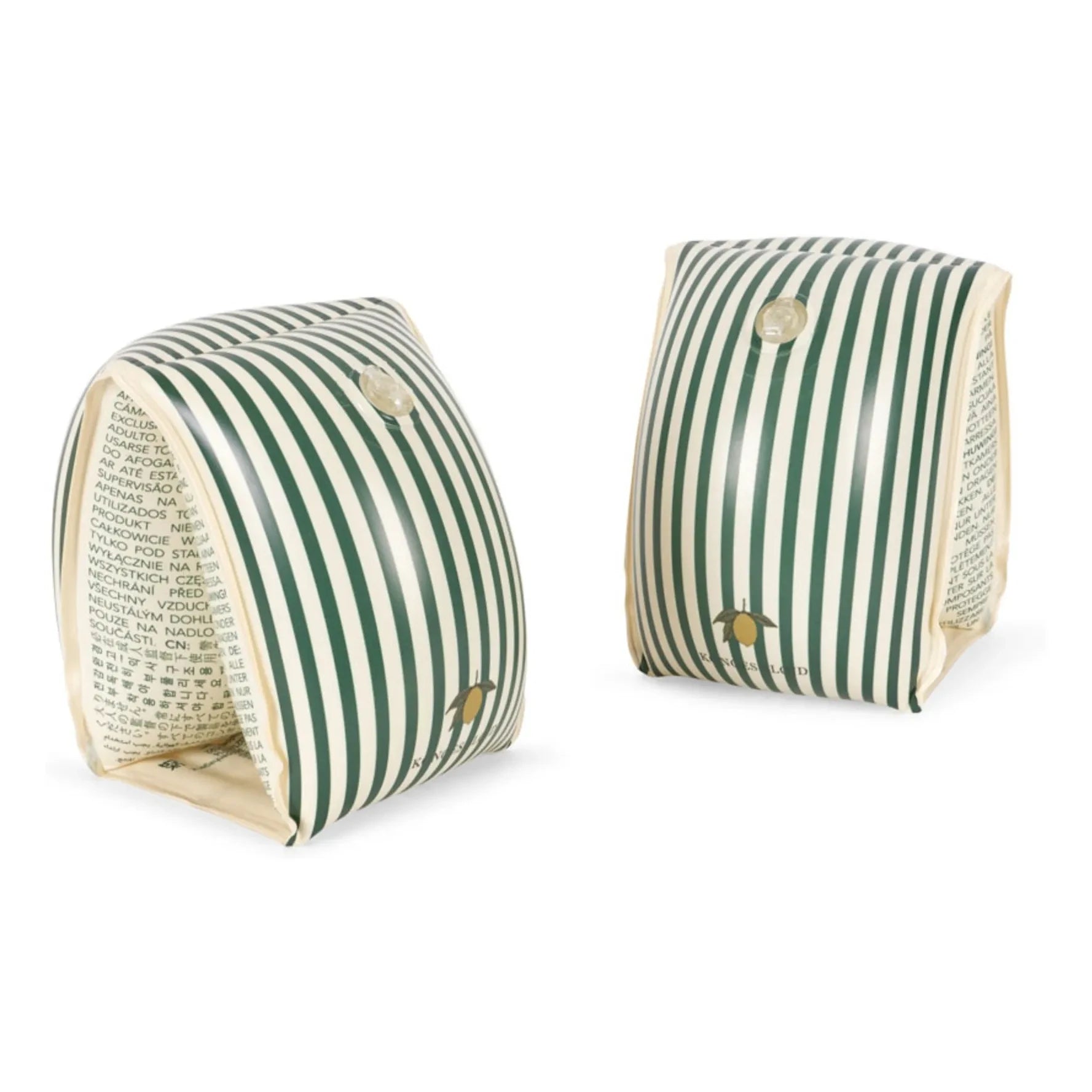 Konges Sløjd - Green Striped Inflatable Arm Bands | Green