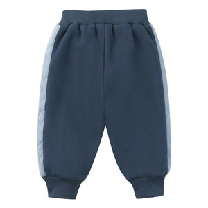 Donsje - Noorien Bi-Material Jogger | Dark Blue