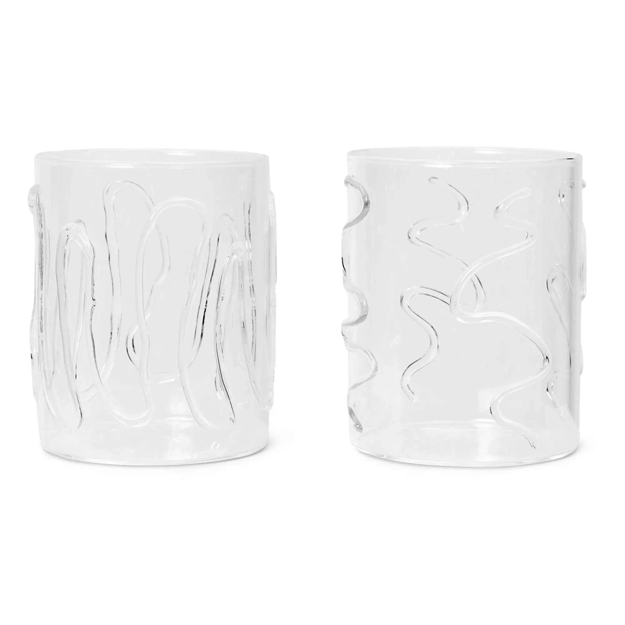 Ferm Living - Doodle Glasses - Set of 2