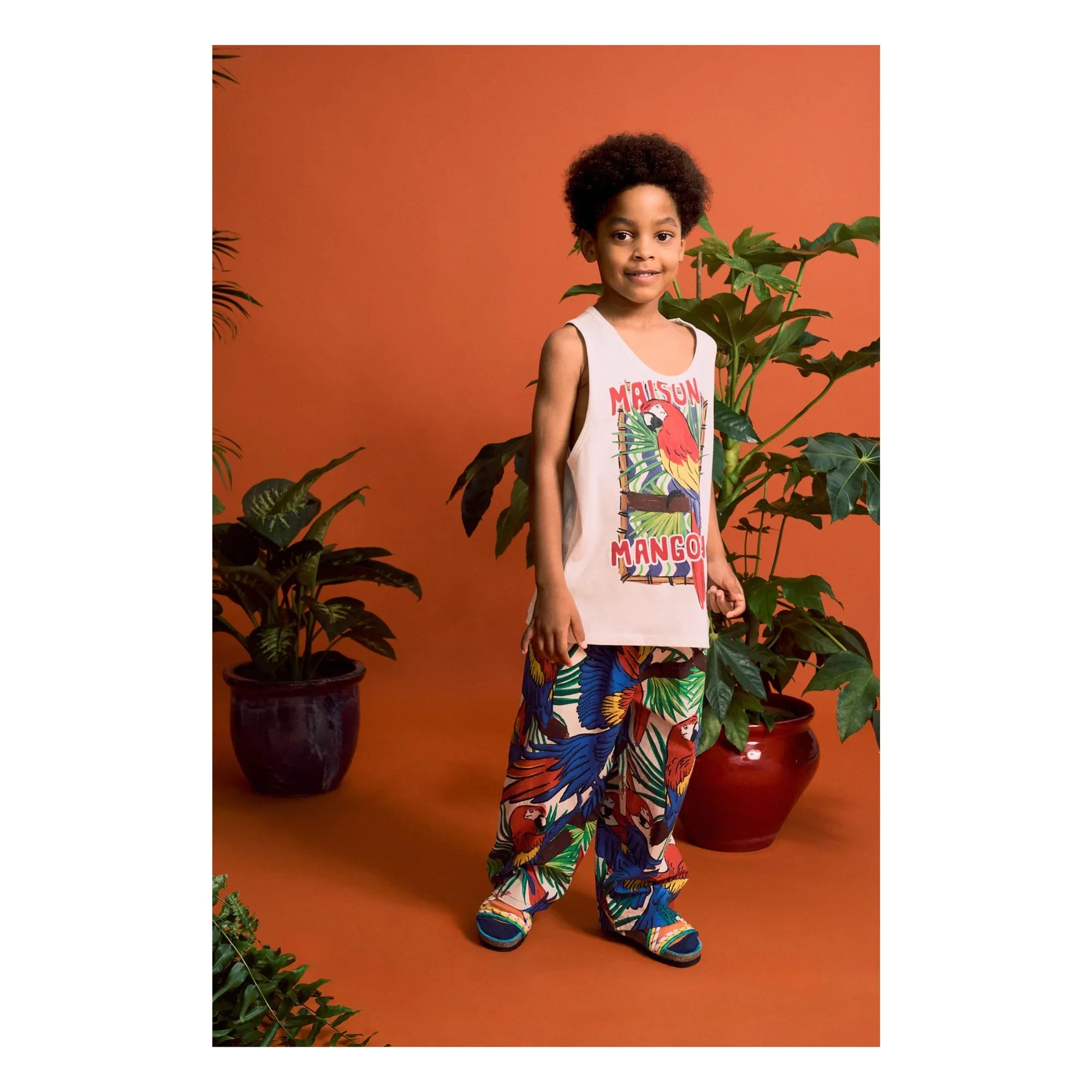 Maison Mangostan - Parrot Pants | Blue