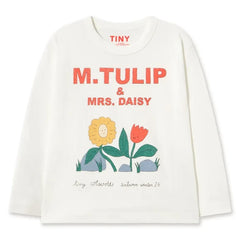 Tinycottons - M.Tulip Organic Cotton T-Shirt | White