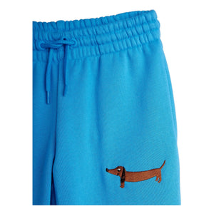 Mini Rodini - Dachshund Organic Cotton Jogger | Blue