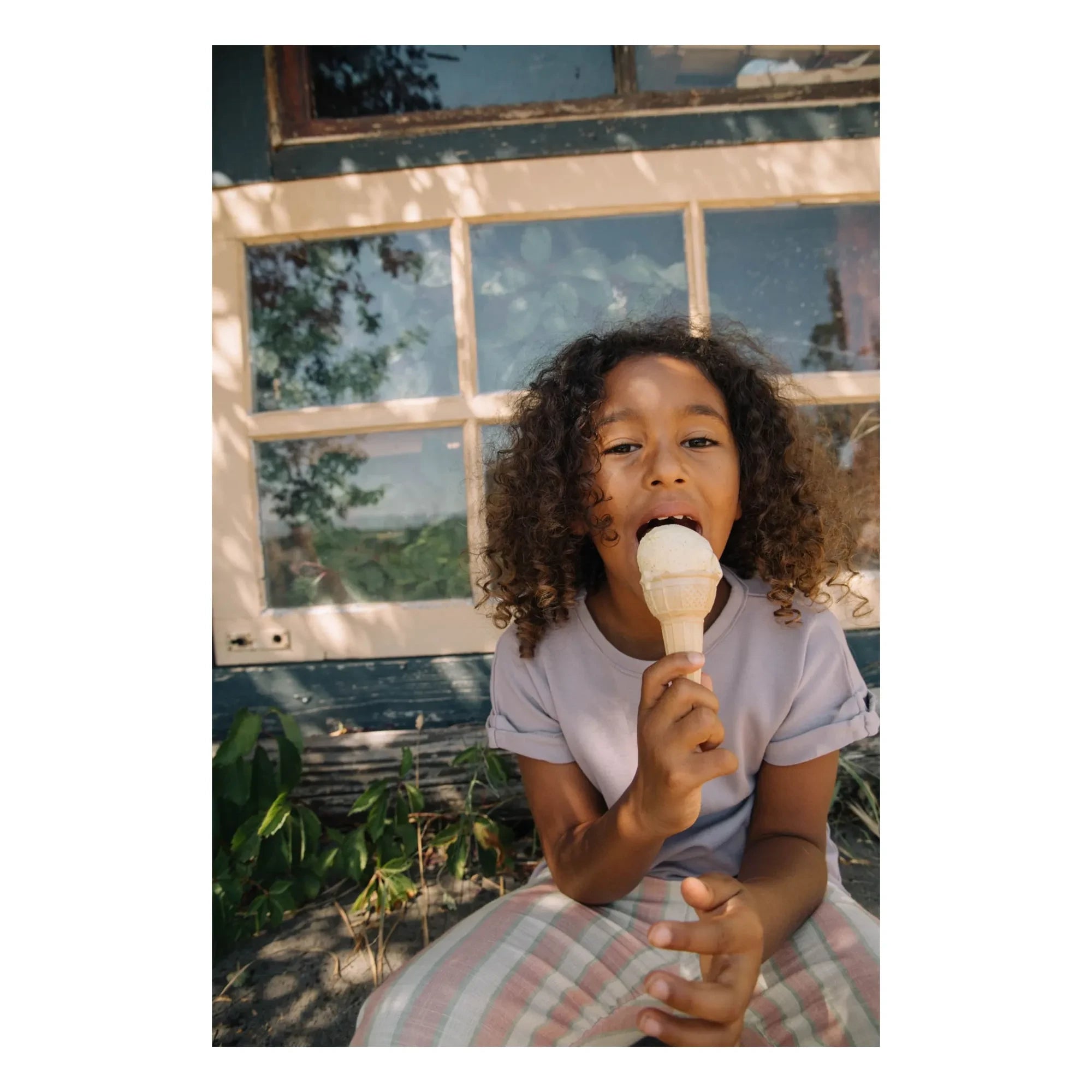 Studio Bohème - Bama Organic Cotton T-Shirt | Lilac