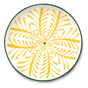 Serax - Baazar Dessert Plates, Waww La Table - Set of 4 | Yellow