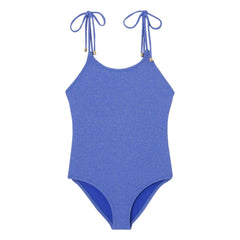 Lison Paris - Bahamas Metallic One-Piece Swimsuit | Cobalt