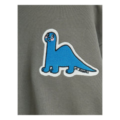 Mini Rodini - Sweat Dino Patch Organic Cotton | Gray