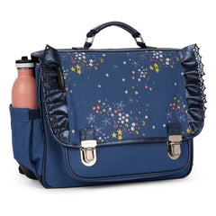 Caramel & Cie - Stella Ruffled Handbag | Navy Blue