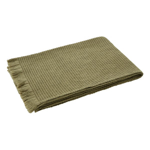 Haomy - Timor textured bath towel | Khaki