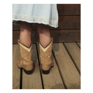 Copenhagen Colors - Cowboy Çizmeleri Dove Süet - Copenhagen Colors X Bootstock | Bej
