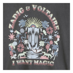 Zadig & Voltaire - I Want Magic Oversized T-Shirt | Dark Gray