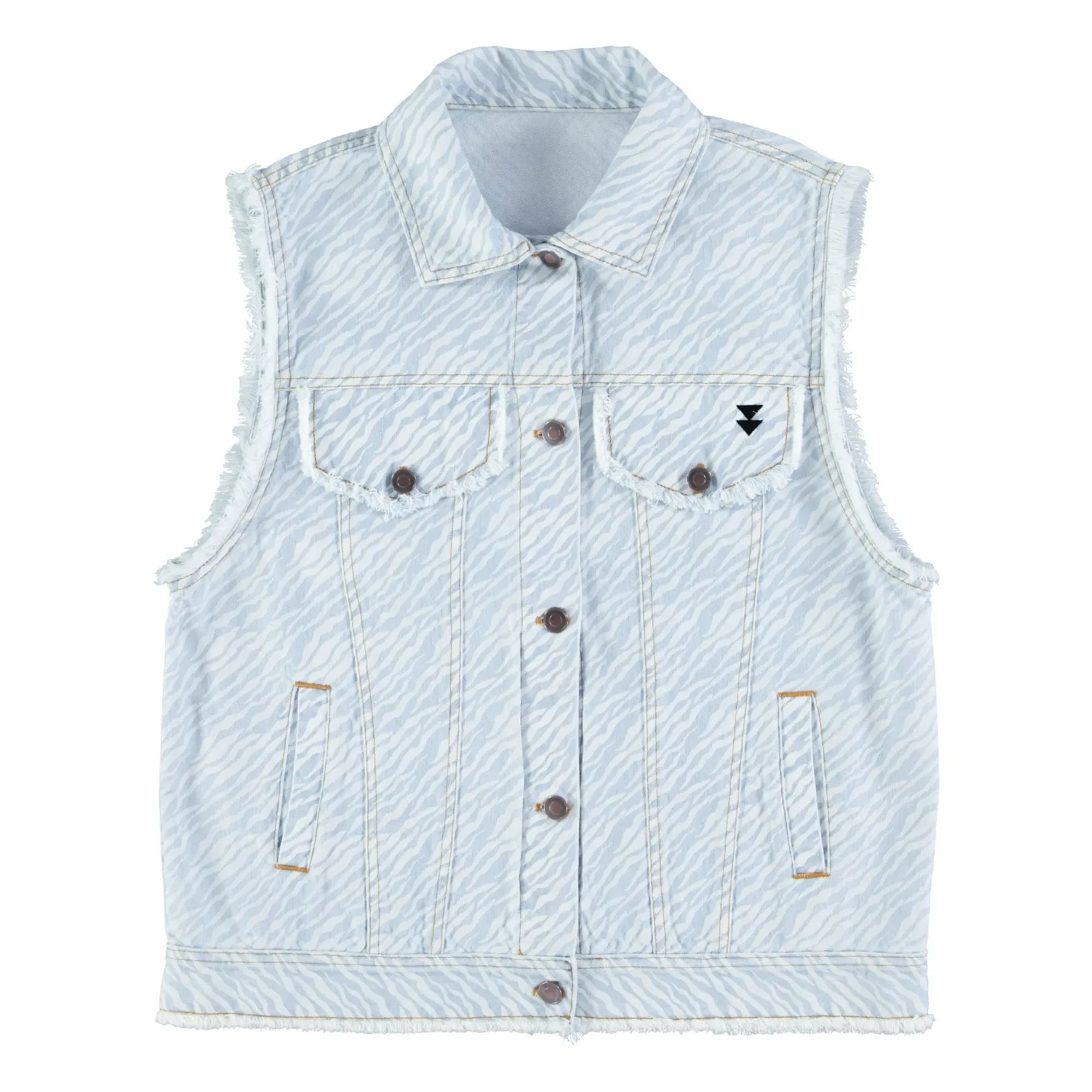 Sisters Department - Sleeveless Vest | Denim Blue
