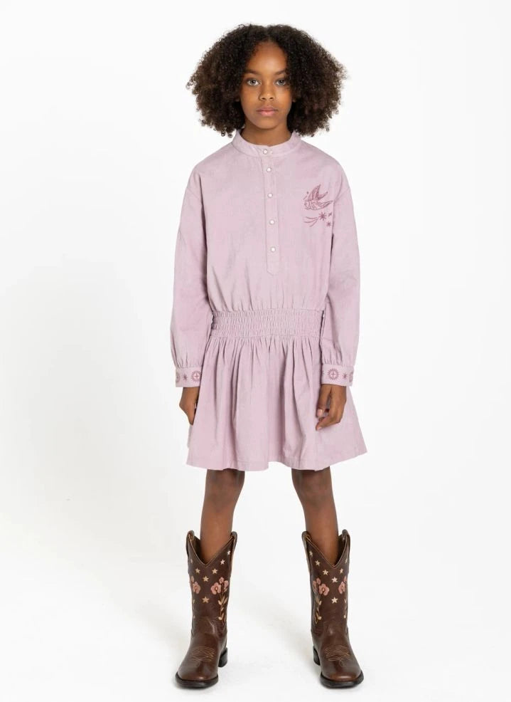 Hundred Pieces - Enoha Stars Dress | Powder Pink
