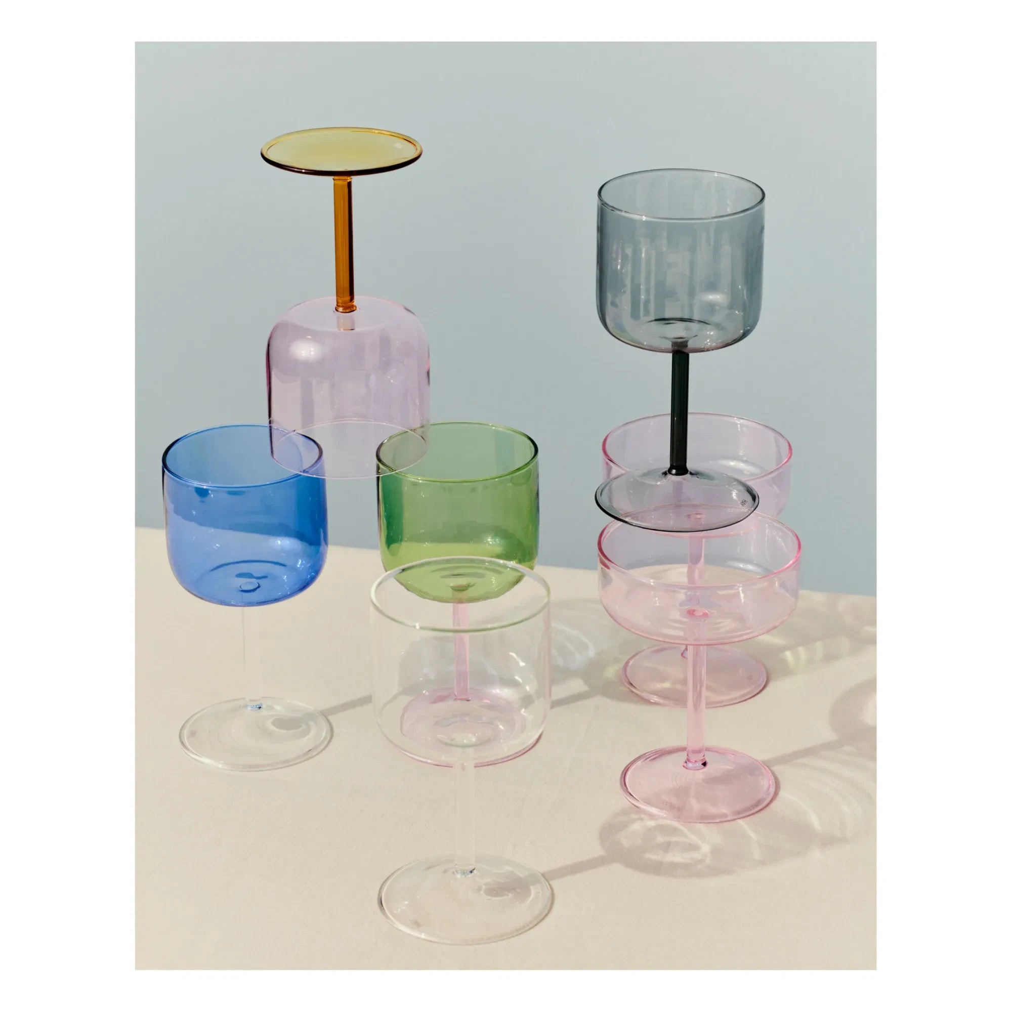 Hay - Tint Wine Glasses - Set of 2 | Green