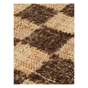 Ferm Living - Plaid Wool and Jute Rugs | Brown