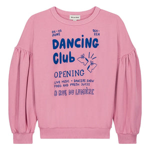 We Are Kids - Lili Dancing Club Organik Pamuk Balon Kollu Sweatshirt | Pembe