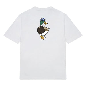 Edmmond Studios - Duck Recreation Organic Cotton T-Shirt | White
