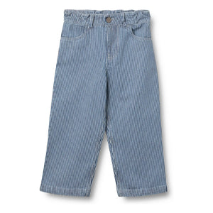 Wheat - Felix Striped Organic Cotton Jeans | Blue