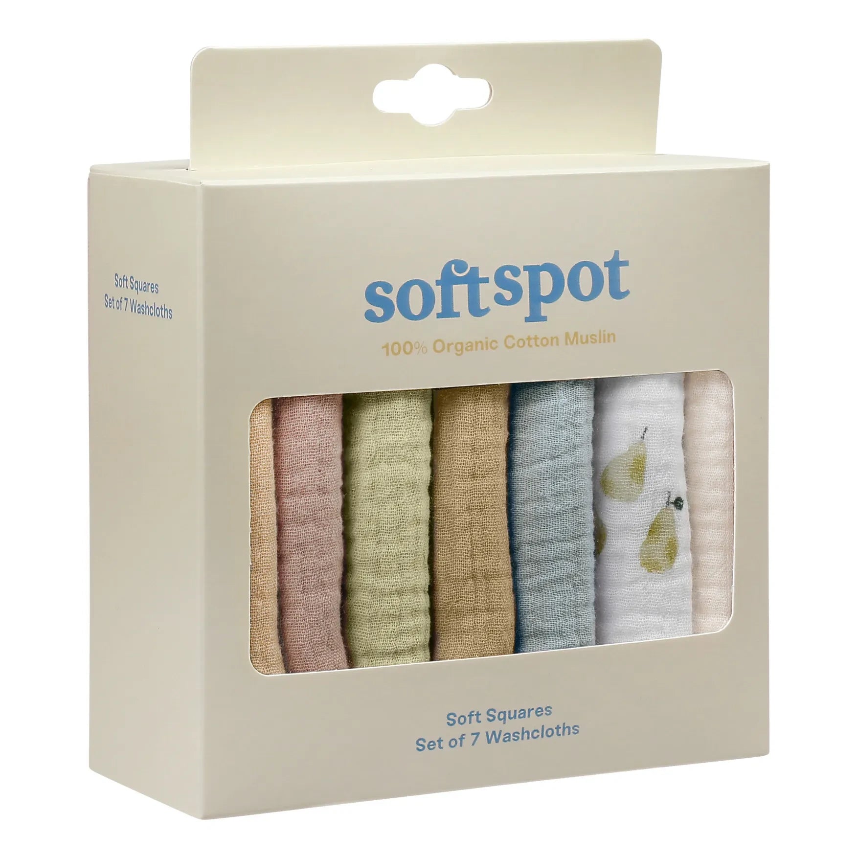 Soft Spot - Pear Organic Cotton Towel - 7-piece set