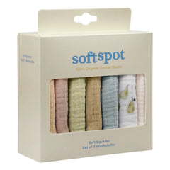 Soft Spot - Pear Organic Cotton Towel - 7-piece set