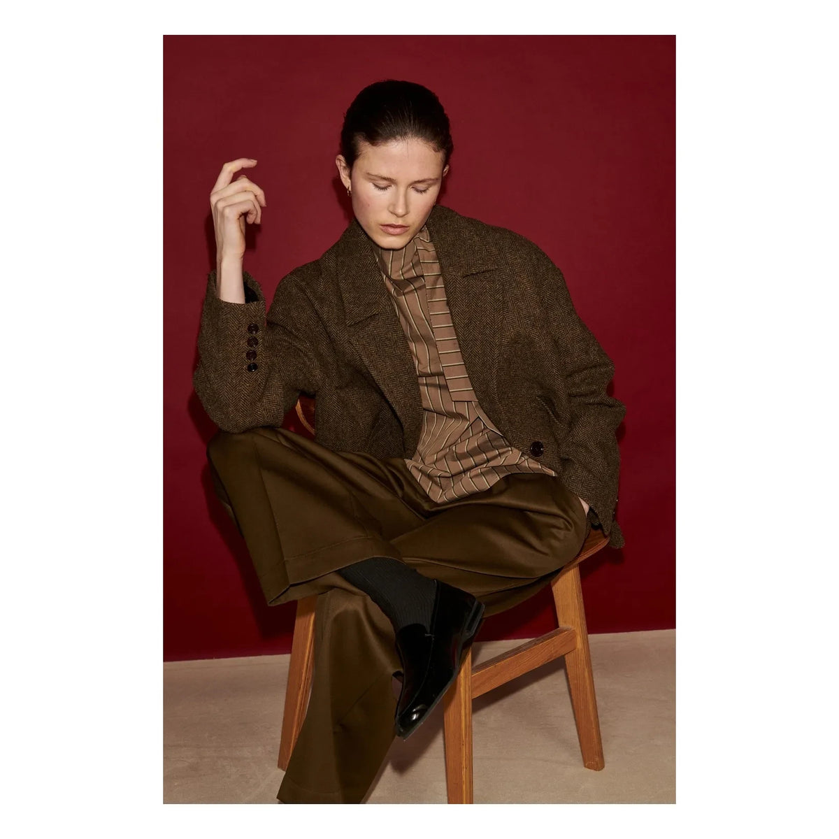 BELLEPIECE - Jim Cotton checked blouse | Hazel