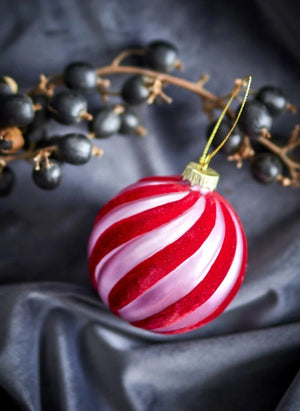 Bloomingville - Sayla Christmas Ornaments - Set of 2 | Red