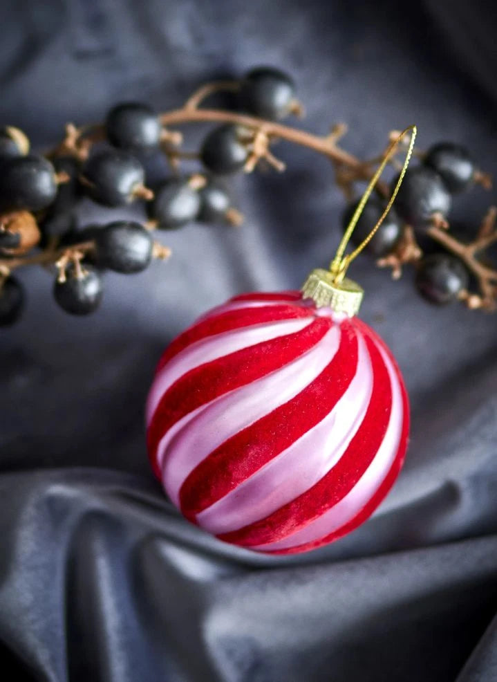 Bloomingville - Sayla Christmas Ornaments - Set of 2 | Red