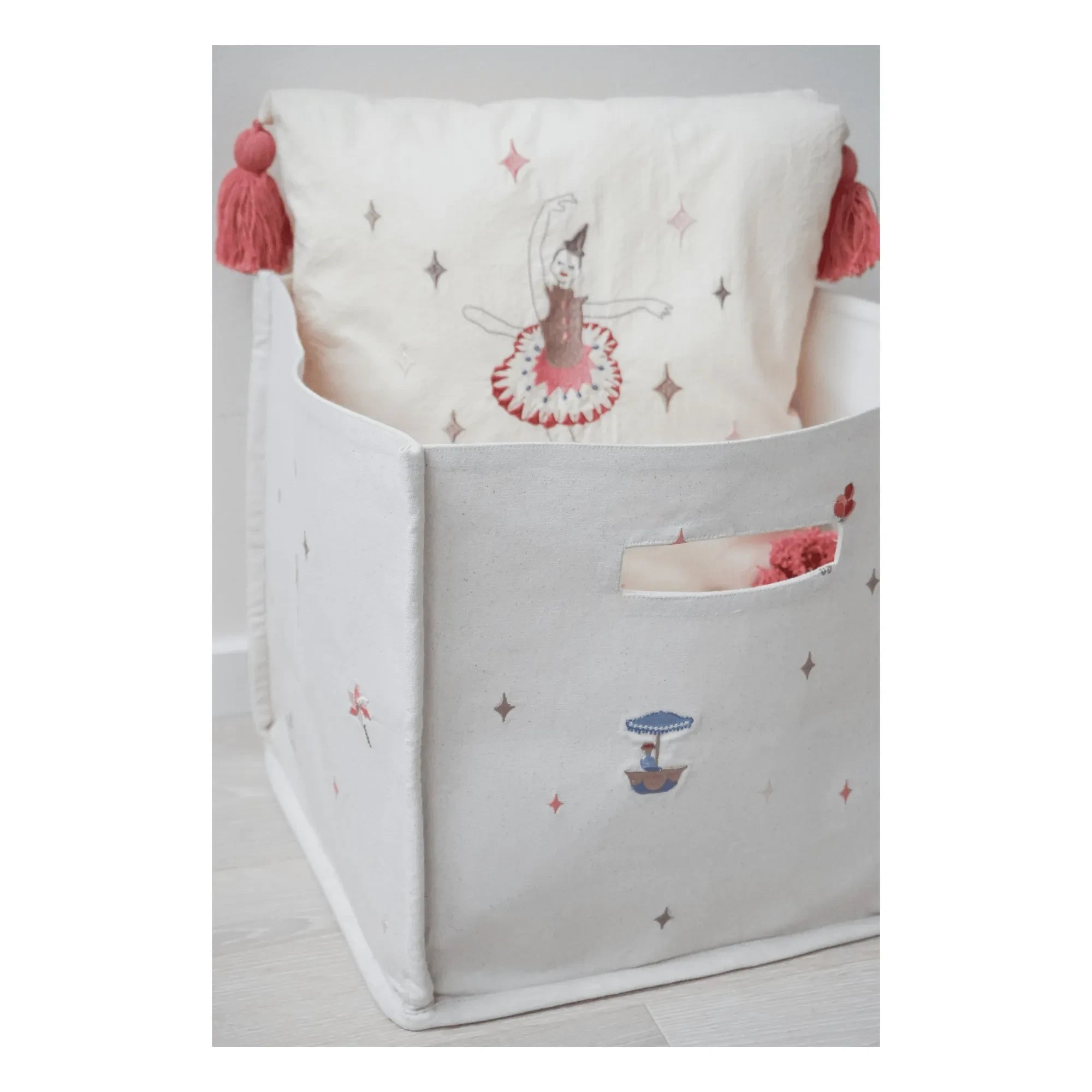 Cam Cam - Storage Basket Carrousel | Beige