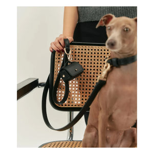 Cafide - Vegan Leather Bag Dispenser | Black