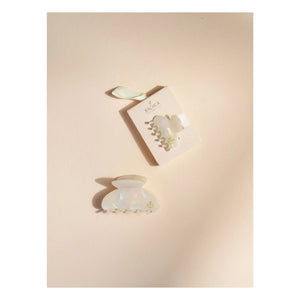 Bachca - Medium Hair Clip | Pearl