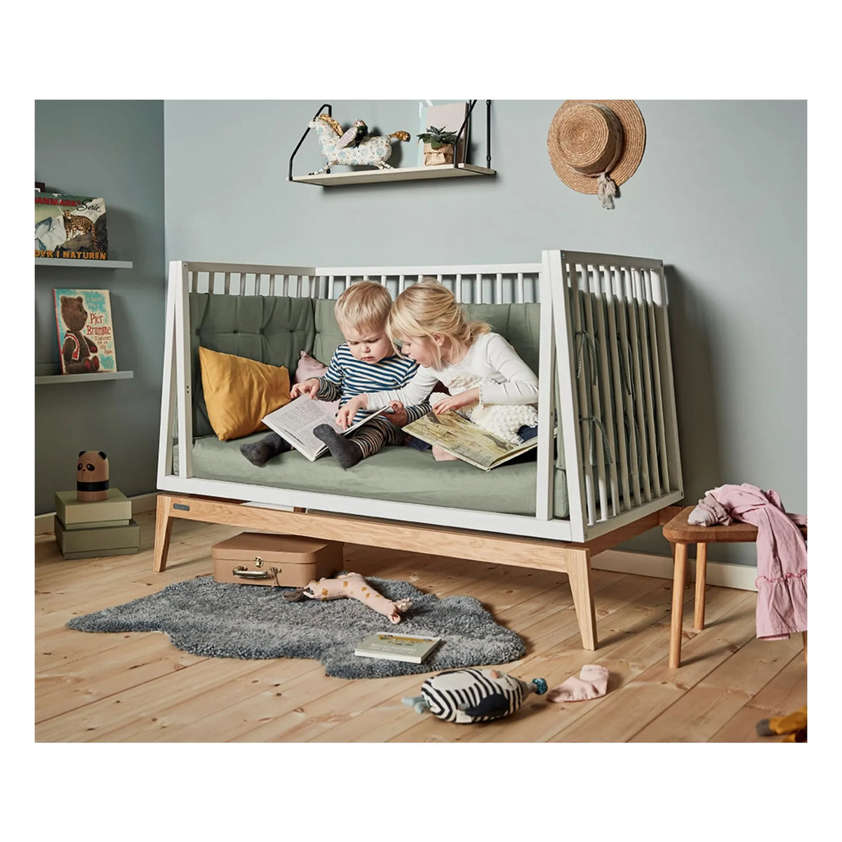 Leander - Linea and Luma Bed Cushions and Covers | Sage