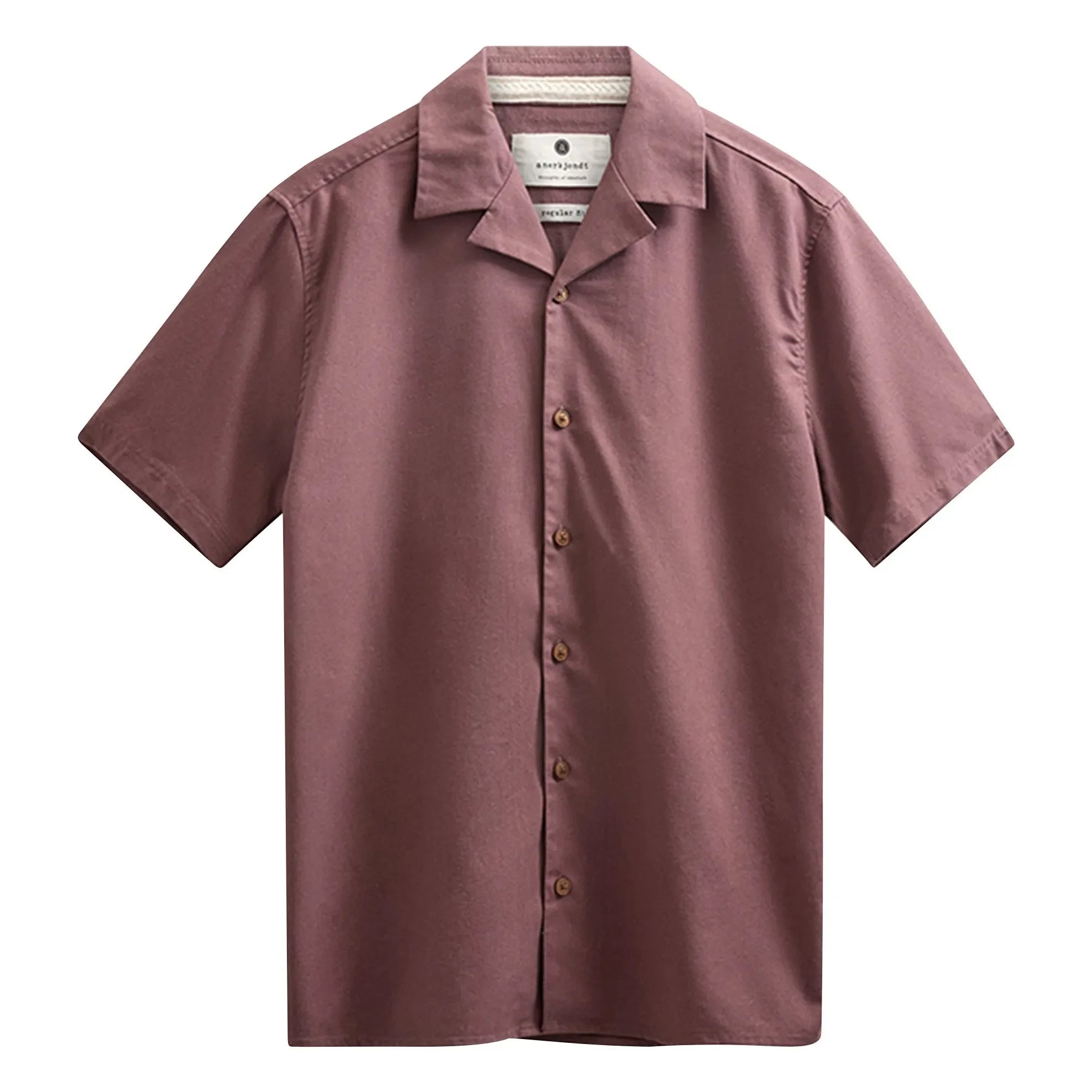 Anerkjendt - Akleo Linen Shirt | Burgundy