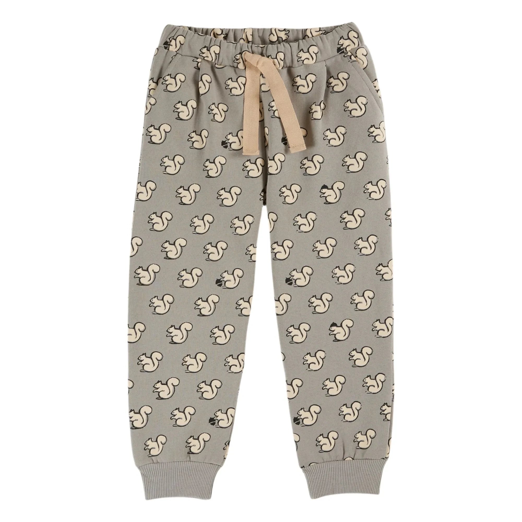 Emile et Ida - Organic Cotton Squirrel Jogger | Light Gray