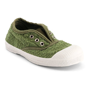 Bensimon - Tennis Elly Broderie Anglaise | Haki