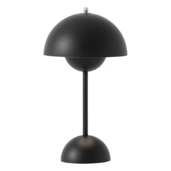 & Tradition - VP9 Flowerpot Portable Table Lamp, Vernon Panton | Matte Black