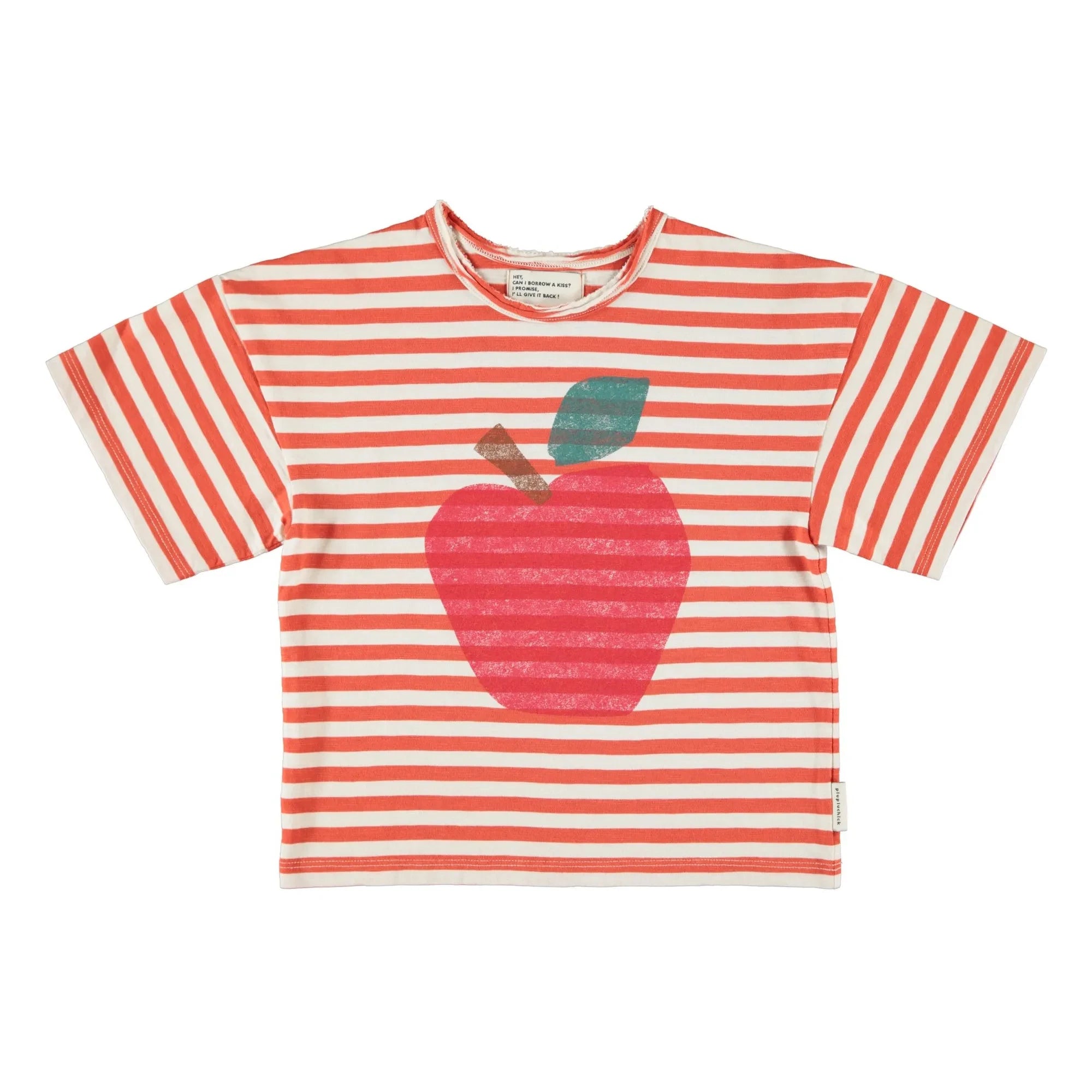 Piupiuchick - The Lunch Club Striped T-Shirt | Orange