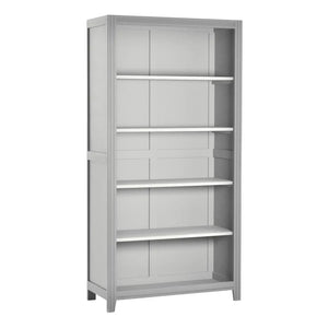 Laurette - Parisian Bookcase - Light Gray | Gray