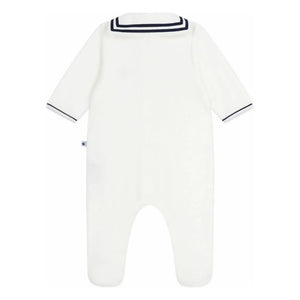 Petit Bateau - Sleep Well Pijama Yaka Smock | Beyaz