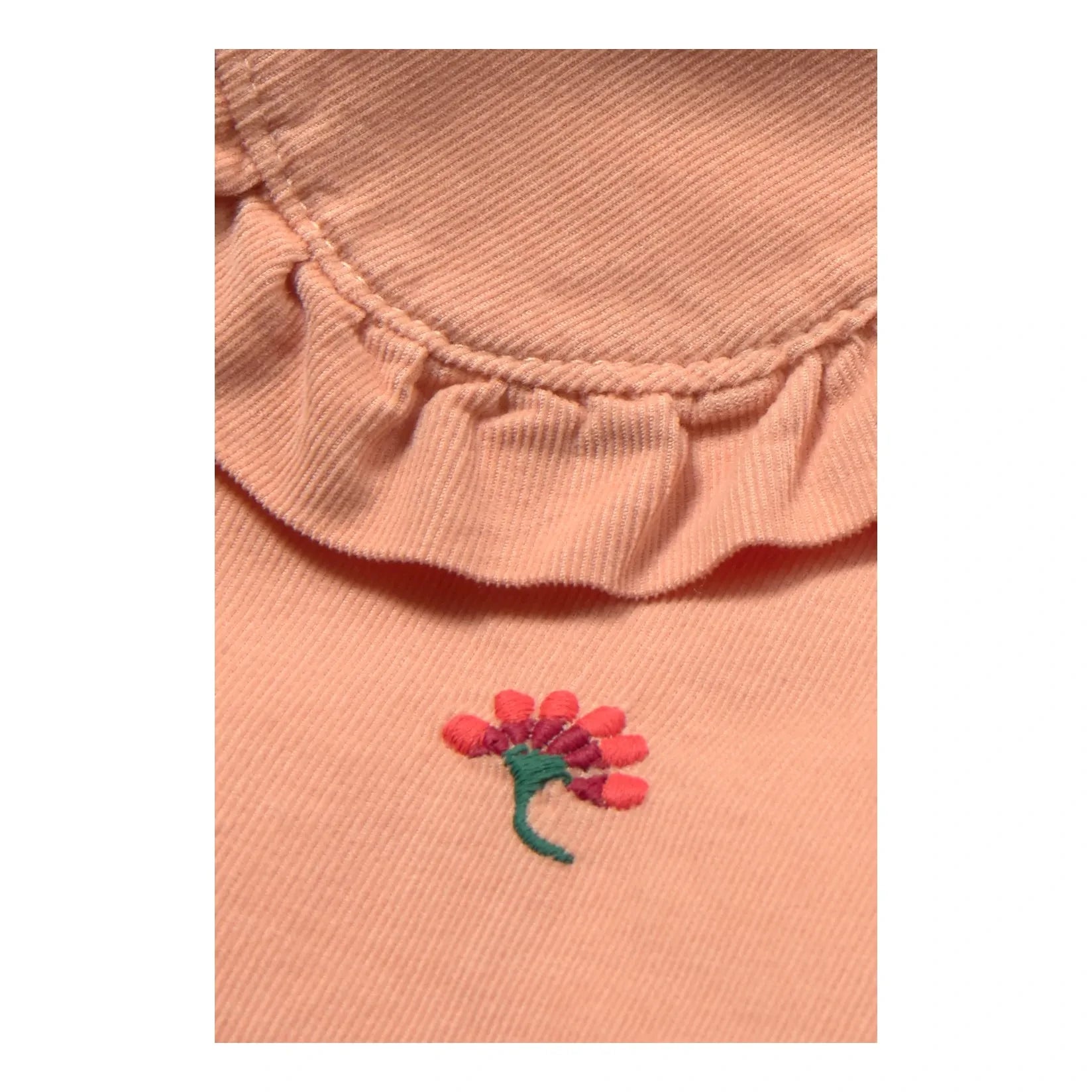 Cozmo - Claudine Fleur Collar Blouse | Peach
