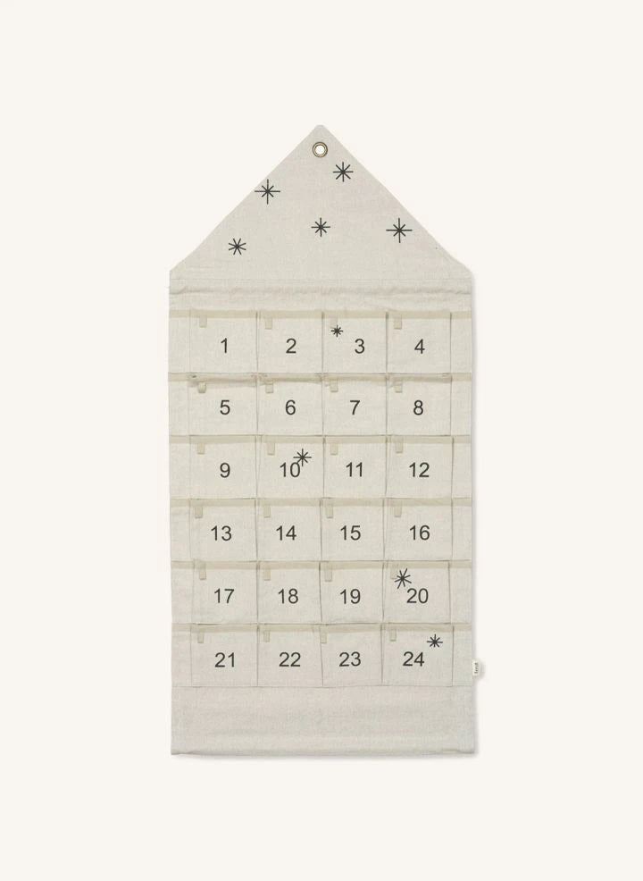 Ferm Living - Advent Calendar | Cream