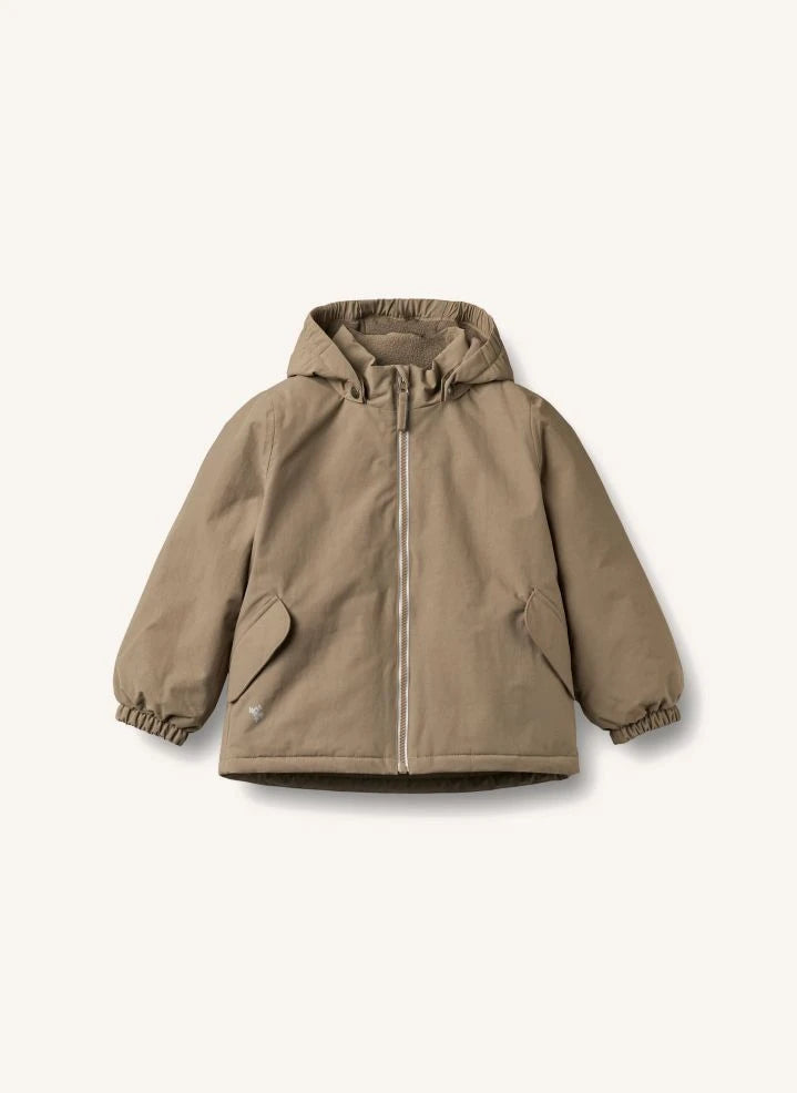 Wheat - Svende Parka Made from Recycled Fibers | Sand