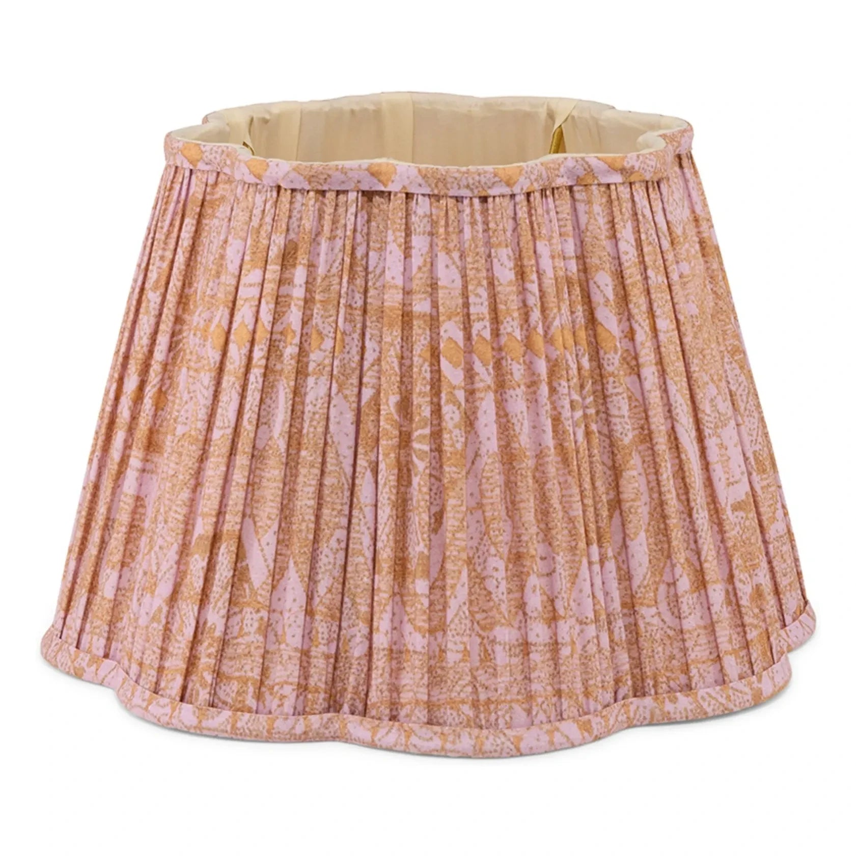 Doing Goods - Diya Printed Cotton Lampshade | Pink